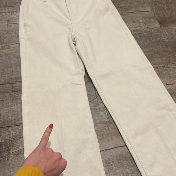 NWT!! Theory - Treeca Off White Denim Jeans - Size 24 - Picture 4 of 10